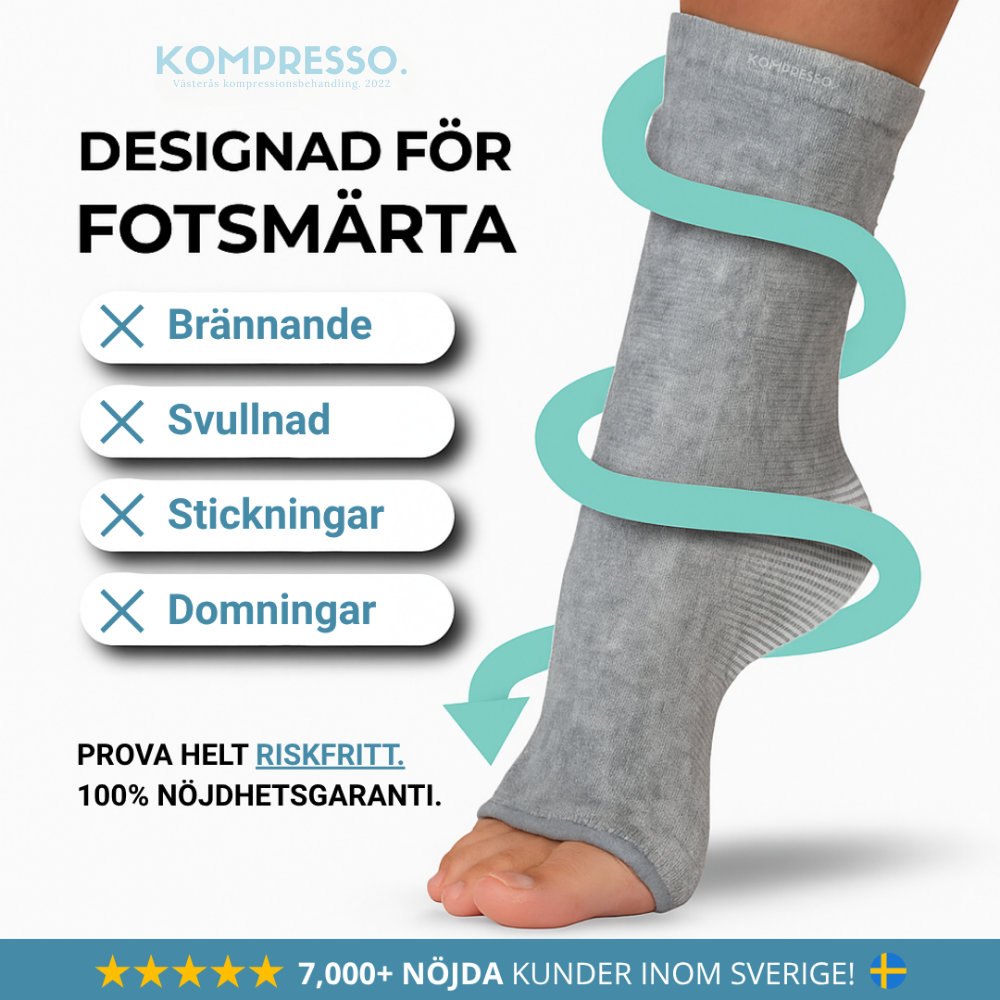 Premium BambuSleeves för Smärtfri Fotkomfort